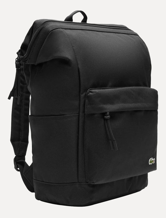 Mochila Cuadrada de Lona Reciclada – Negro
