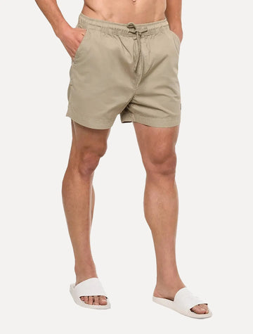 Pantalones Cortos Jeans con Cintura Elástica